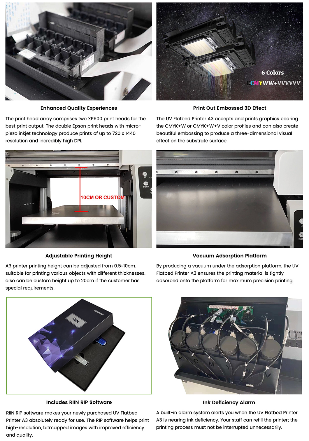 Jingtong Advanced 3245 UV Flatbed Printer A3 UV Printing Machine Epson XP600 UV Transfer Printers-3 Jingtong Advanced 3245 UV Flatbed Printer A3 UV Printing Machine Epson XP600 UV Transfer Printers-3
