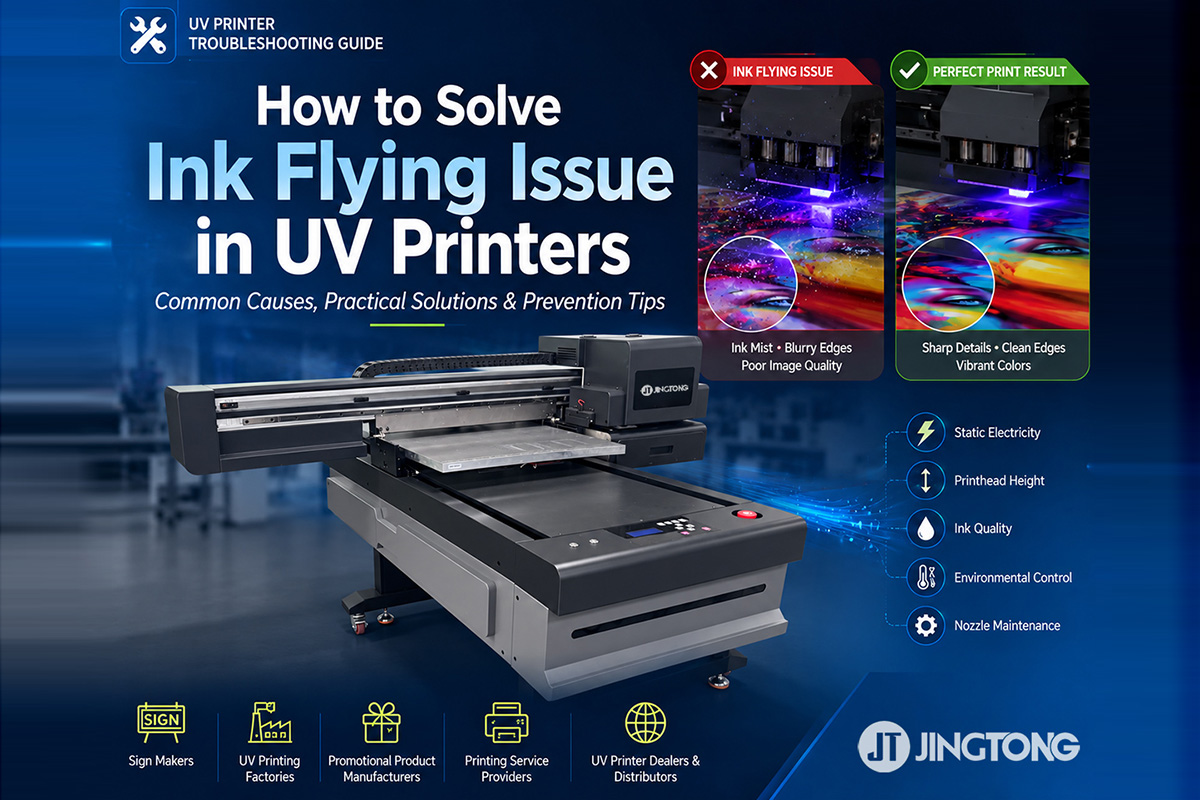 How to Solve Ink Flying Issue in UV Flatbed Printers-Jingtong Printers How to Solve Ink Flying Issue in UV Flatbed Printers-Jingtong Printers